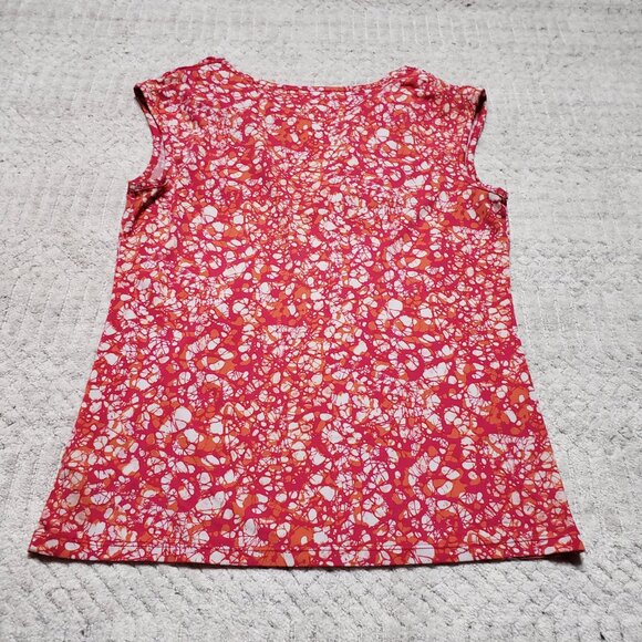 Michael Kors Women's Floral Patterned Cowl Neck Top Size M - Picture 5 of 9
